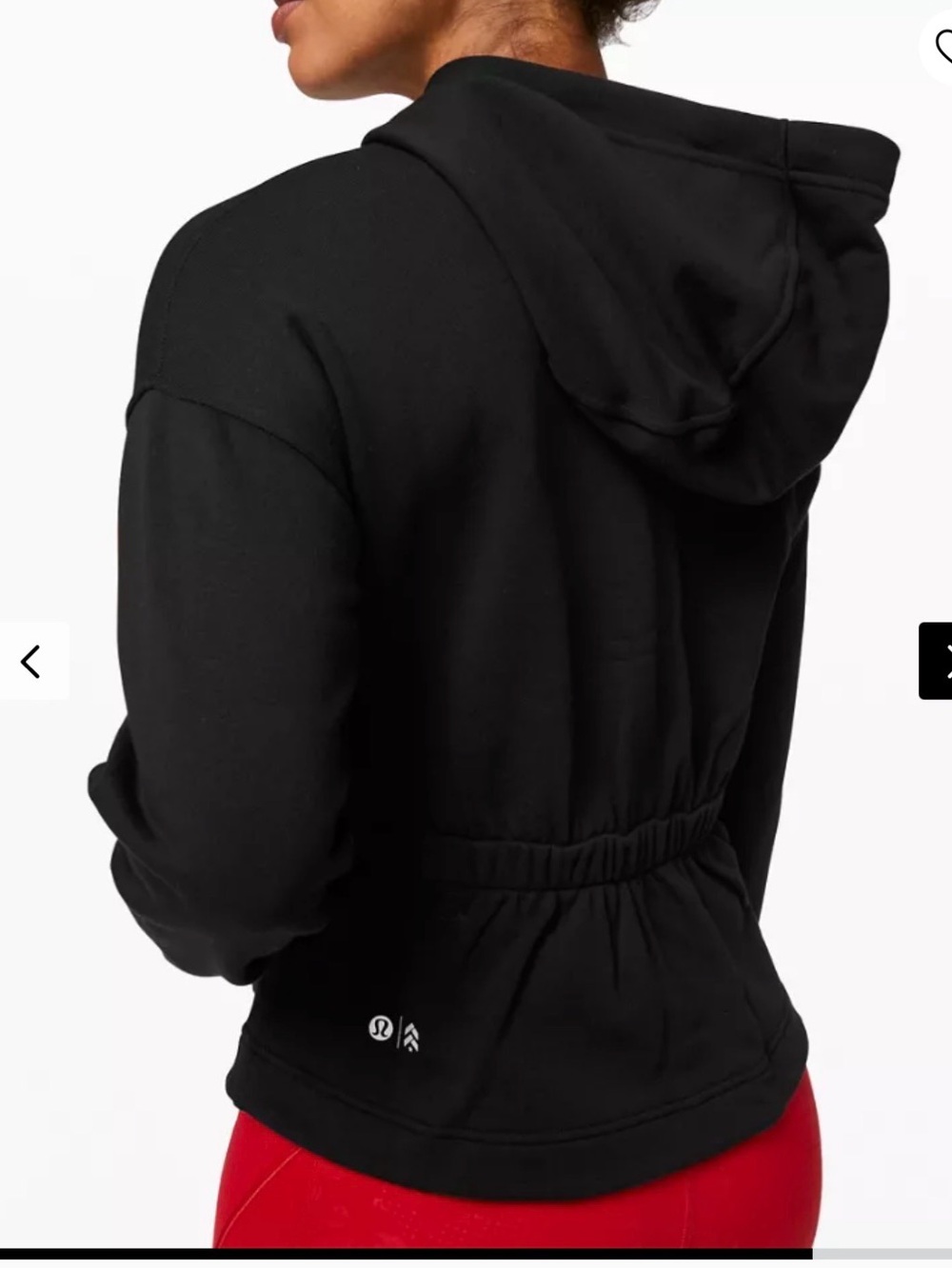 Lululemon Black Cropped Hoodie Stronger As One Size 6

Description: - Picture 8 of 9